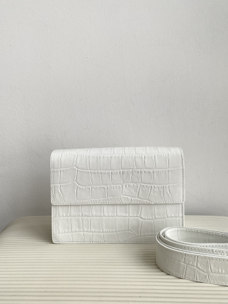 Сумка 0188 Белый (кроко-кожа) (422)